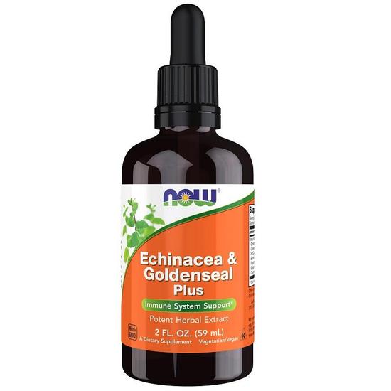 NOW Foods Echinacea & Goldenseal Plus 60ml