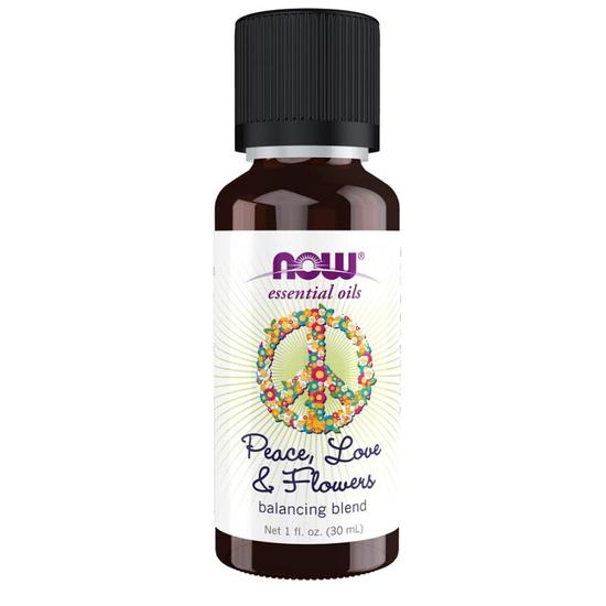 NOW Foods Essential Oil Peace Love & Flowers Oil Blend 30ml