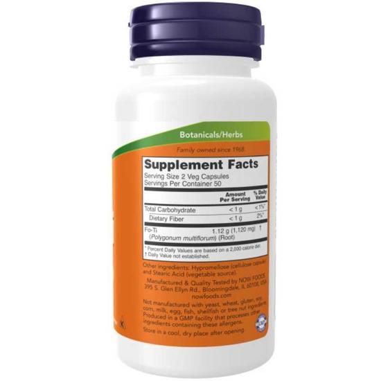 NOW Foods Fo-Ti 560mg Capsules 100 Capsules