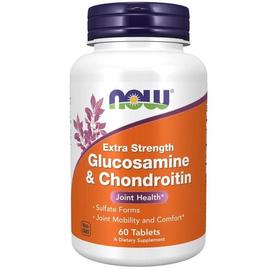 NOW Foods Glucosamine & Chondroitin Extra Strength Tablets 60 Tablets