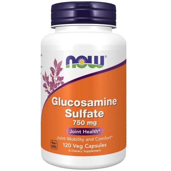 NOW Foods Glucosamine Sulphate 750mg Capsules 120 Capsules