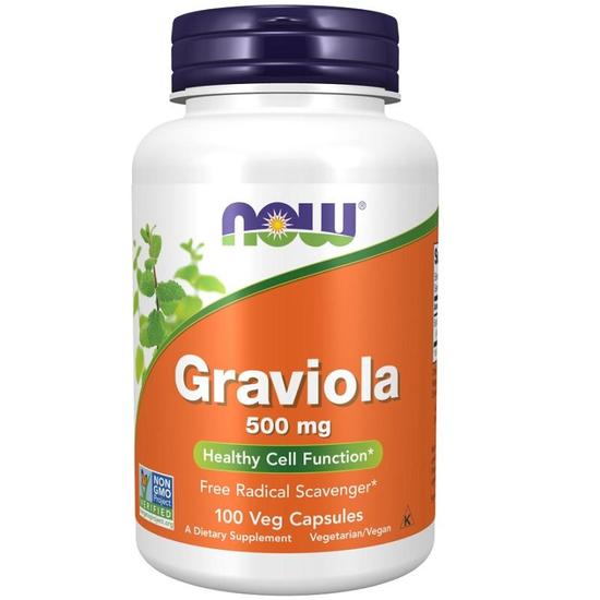 NOW Foods Graviola 500mg Capsules 100 Capsules