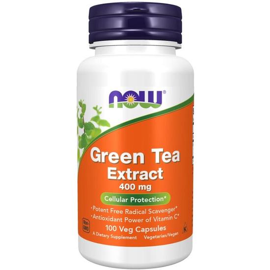 NOW Foods Green Tea Extract 400mg Capsules 100 Capsules