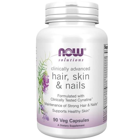 NOW Foods Hair Skin & Nails Capsules 90 Capsules