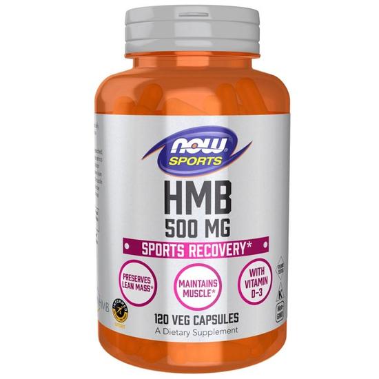 NOW Foods HMB 500mg Capsules 120 Capsules