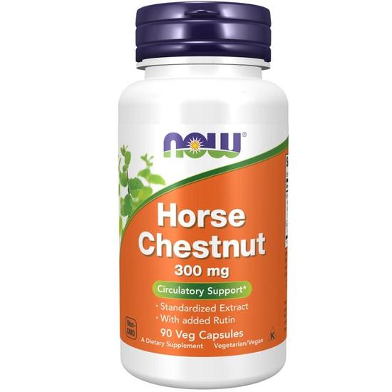 NOW Foods Horse Chestnut 300mg Capsules 90 Capsules