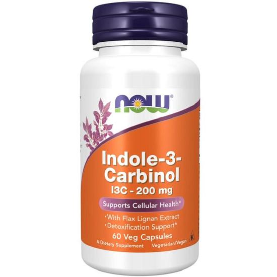 NOW Foods Indole-3-Carbinol I3c 200mg Capsules 60 Capsules