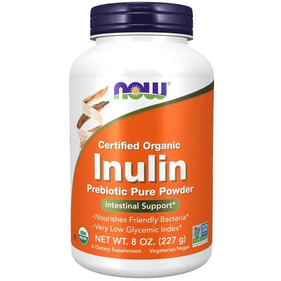 NOW Foods Inulin Powder Organic 227g