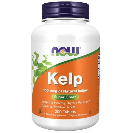 NOW Foods Kelp 150mcg Tablets 200 Tablets