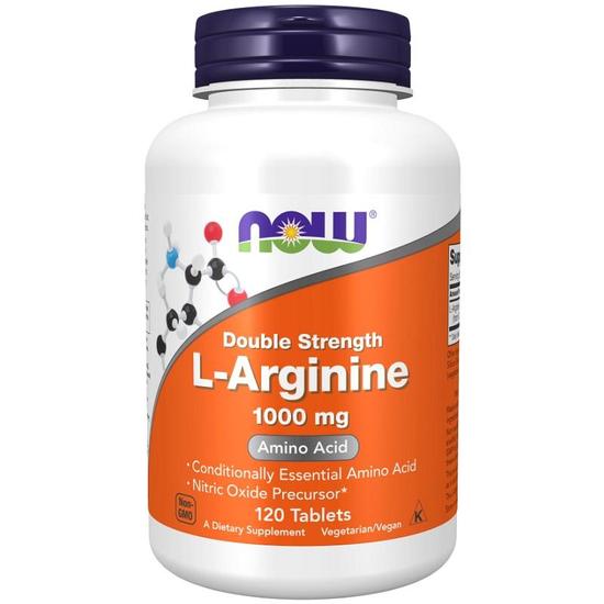 NOW Foods L-Arginine 1000mg Tablets 120 Tablets