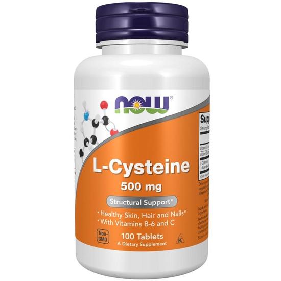 NOW Foods L-Cysteine 500mg Tablets 100 Tablets