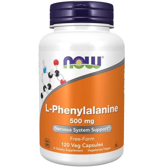 NOW Foods L-Phenylalanine 500mg Capsules 120 Capsules