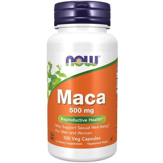 NOW Foods Maca 500mg Capsules 100 Capsules