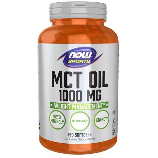 NOW Foods MCT Oil 1000mg Softgels 150 Softgels