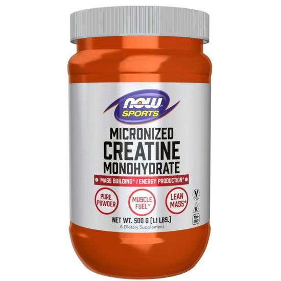 NOW Foods Micronized Creatine Monohydrate Powder 500g