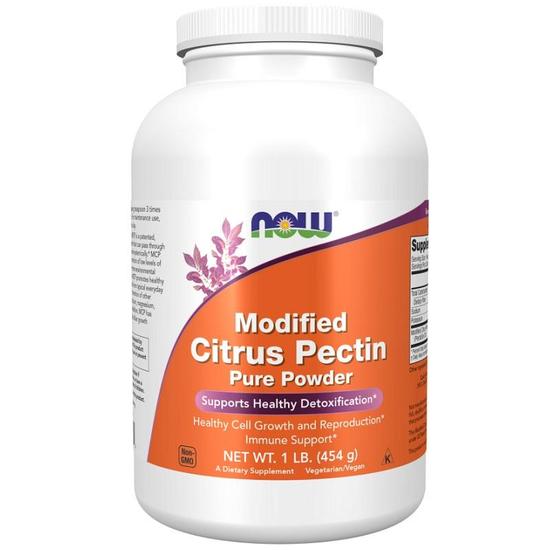 NOW Foods Modified Citrus Pectin Pure Powder 454g