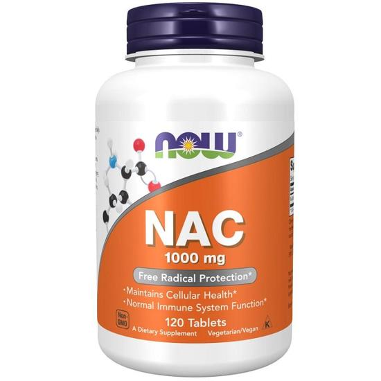 NOW Foods NAC 1000mg Tablets 120 Tablets