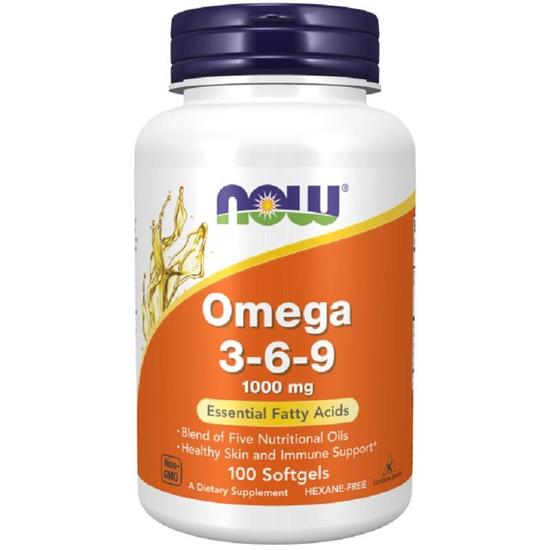 NOW Foods Omega 3-6-9 1000mg Softgel 100