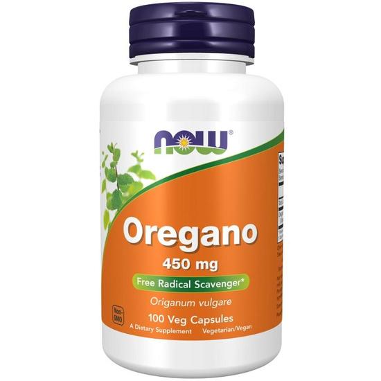 NOW Foods Oregano 450mg Capsules 100 Capsules