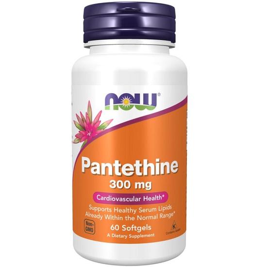 NOW Foods Pantethine 300mg Softgels 60 Softgels