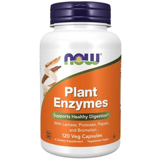 NOW Foods Plant Enzymes Capsules 120 Capsules