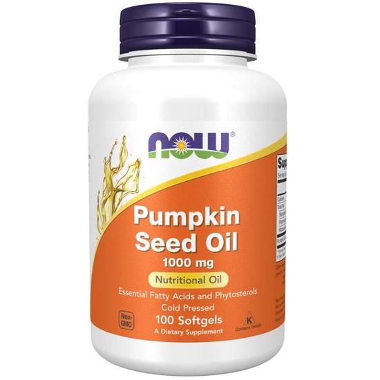 NOW Foods Pumpkin Seed Oil 1000mg Softgels 100 Softgels