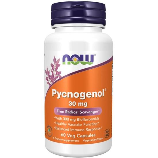 NOW Foods Pycnogenol 30mg Capsules 60 Capsules