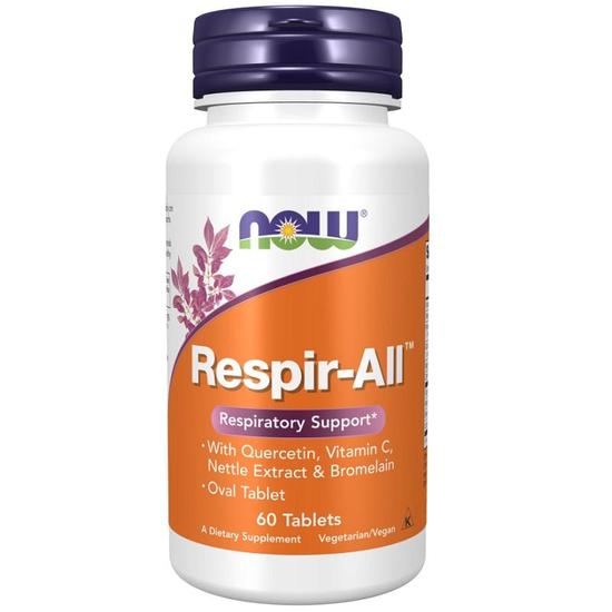 NOW Foods Respir-All Allergy Tablets 60 Tablets