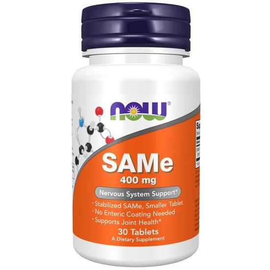 NOW Foods SAMe 400mg Tablets 30 Tablets