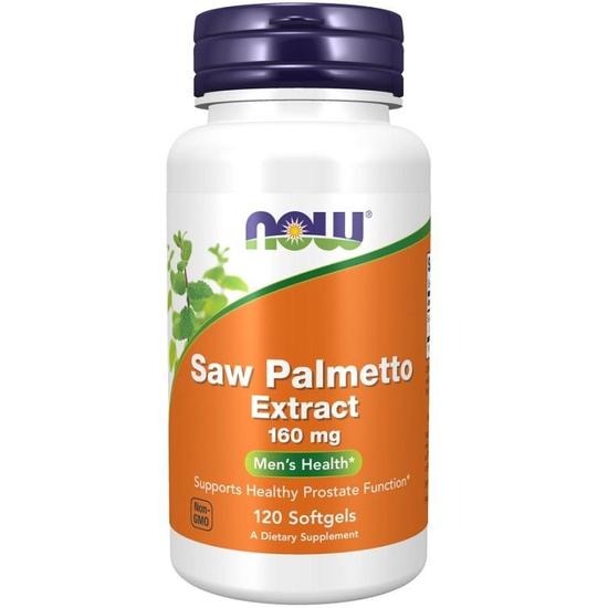 NOW Foods Saw Palmetto Extract 160mg Softgels 120 Softgels