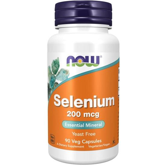 NOW Foods Selenium 200mcg Capsules 90 Capsules