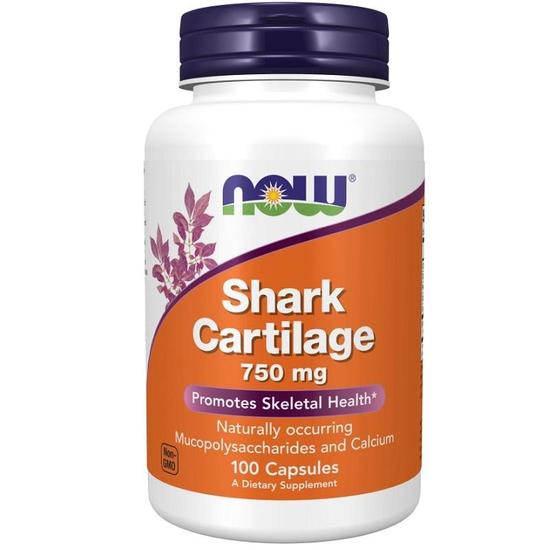 NOW Foods Shark Cartilage 750mg Capsules 100 Capsules