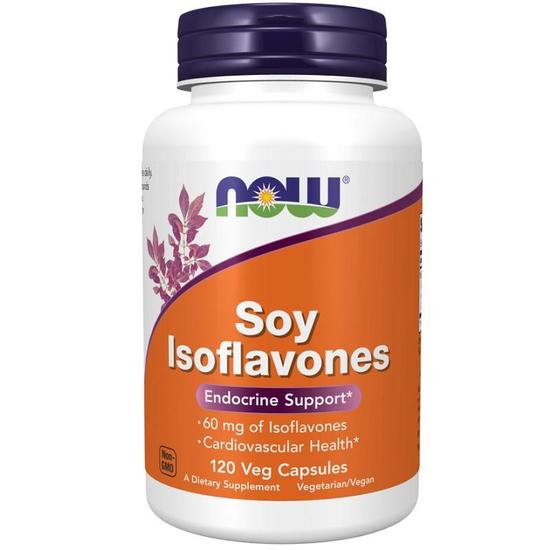 NOW Foods Soy Isoflavones Capsules 120 Capsules