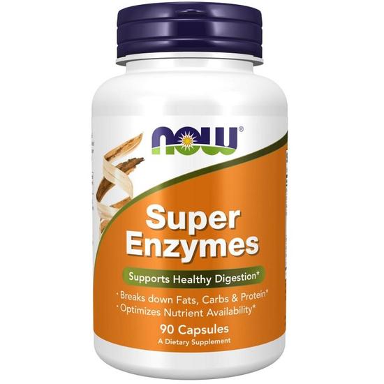 NOW Foods Super Enzymes Capsules 90 Capsules