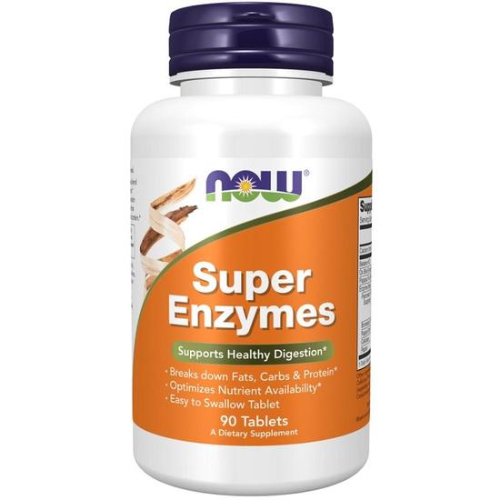 NOW Foods Super Enzymes Tablets 90 Tablets