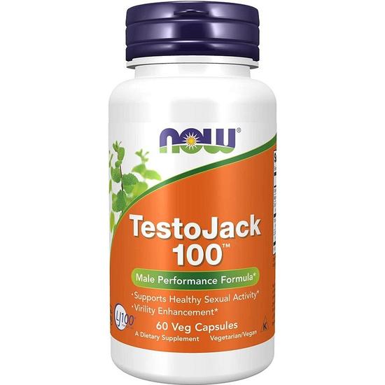 NOW Foods TestoJack 100 Capsules 60 Capsules