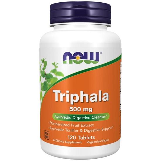 NOW Foods Triphala 500mg Tablets 120 Tablets