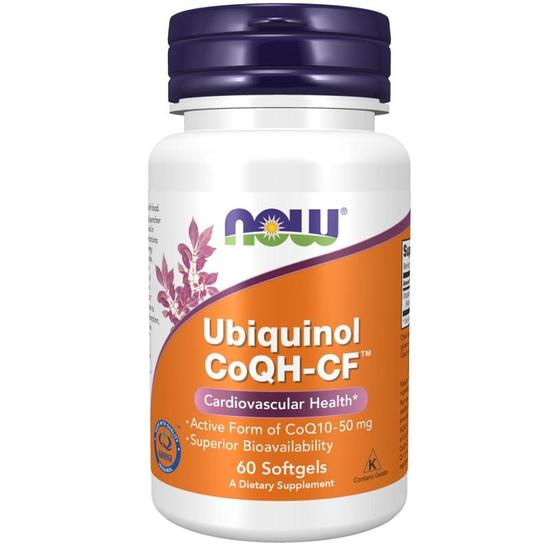 NOW Foods Ubiquinol CoQH-CF Softgels 60 Softgels