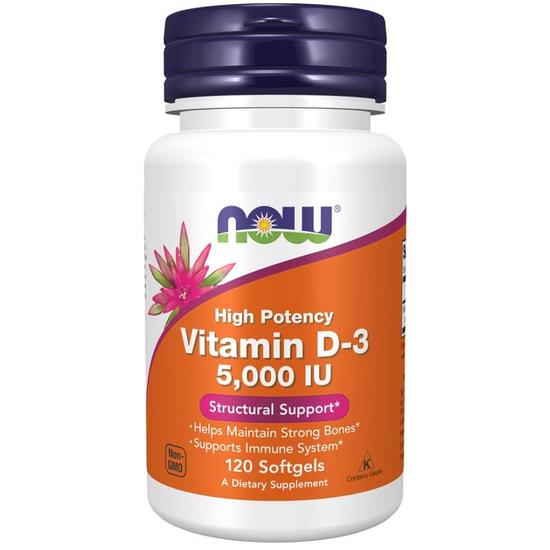 NOW Foods Vitamin D-3 5000iu Softgels