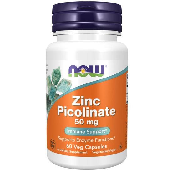 NOW Foods Zinc Picolinate 50mg Capsules