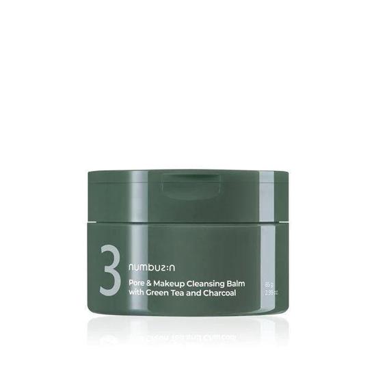 Numbuzin No.3 Pore & Makeup Cleansing Balm With Green Tea & Charcoal