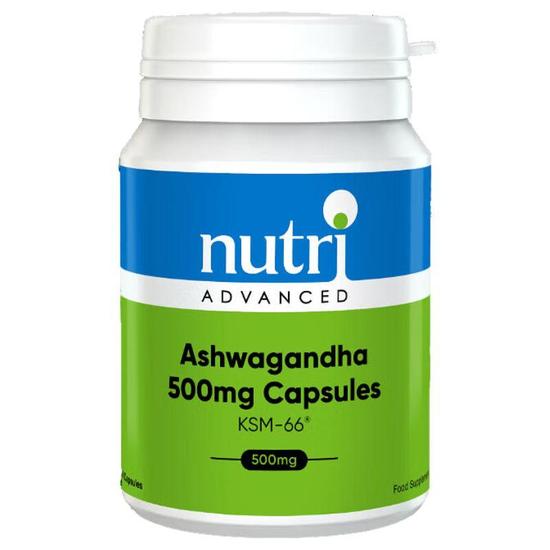 Nutri Advanced Ashwagandha 500mg Capsules 60 Capsules