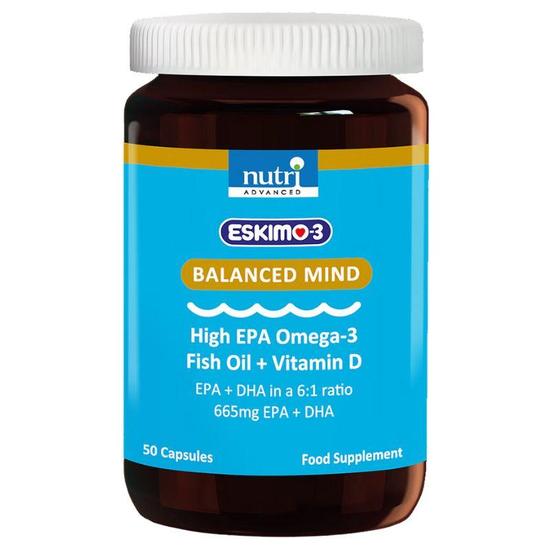 Nutri Advanced Eskimo Balanced Mind Capsules 50 Capsules