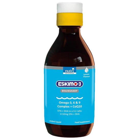 Nutri Advanced Eskimo Brainsharp Fish OIl Liquid 210ml