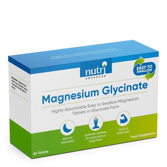 Nutri Advanced Magnesium Glycinate Tablets 60 Tablets