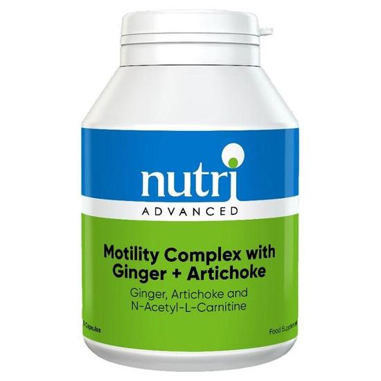 Nutri Advanced Motility Complex With Ginger + Artichoke Capsules 120 Capsules