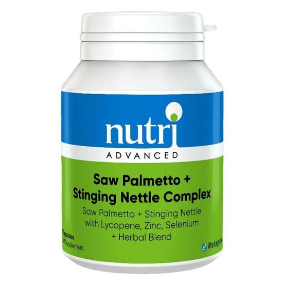 Nutri Advanced Saw Palmetto + Stinging Nettle Complex Capsules 60 Capsules