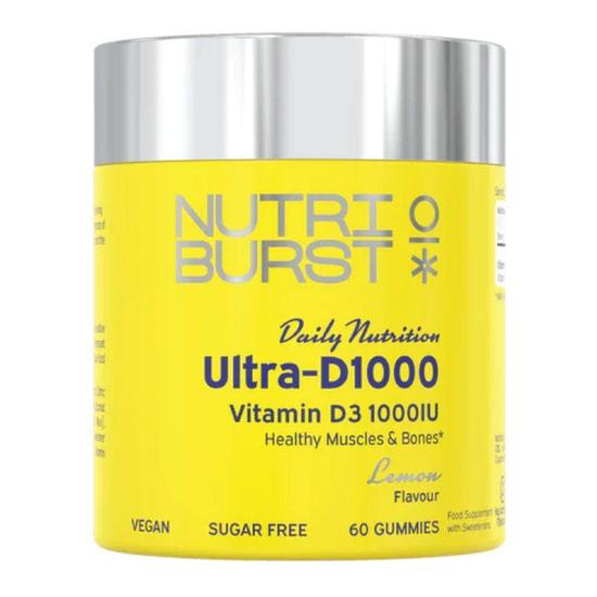 Nutriburst Vitamin D3 1000iu Gummies 60 Gummies