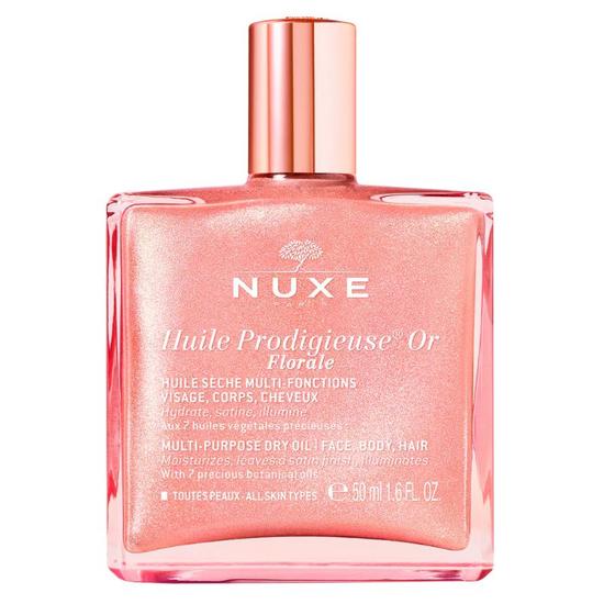 Nuxe Huile Prodigieuse Or Florale Shimmering Multi-Purpose Dry Oil For Face, Body & Hair 50ml