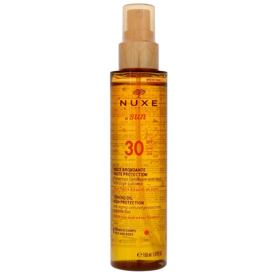 Nuxe Sun Tanning Oil Face & Body SPF 30